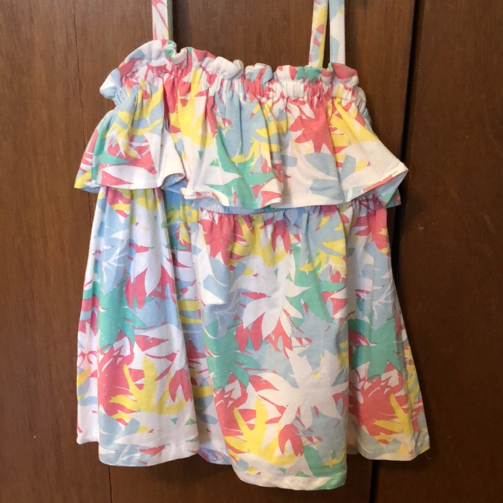 JESSICA SIMPSON BRAND NEW GIRLS TANK TOP SIZE 4T. WITH TAGS ON IT. - Picture 2 of 3